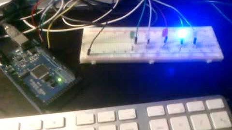 Arduino Mega running "Knight Rider 3"