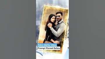 retro mafia couple look 🔥 | prompt in pin comment — make with gemini