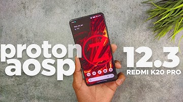 Proton Aosp 12.3 For Redmi K20 Pro | Best Battery Backup | OSS Vendor | Smoothness ⚡⚡