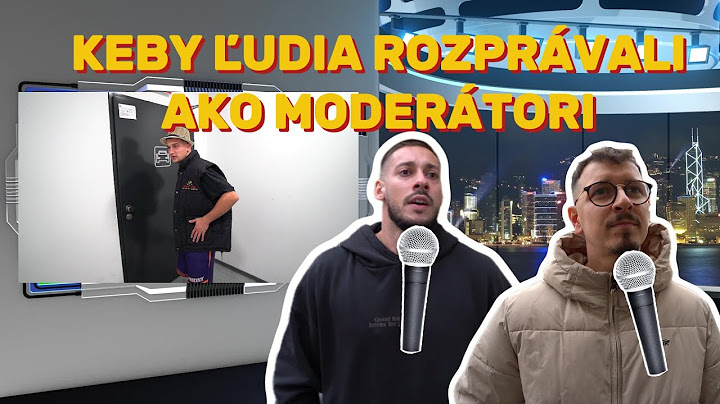 Keby ľudia rozprávali ako moderátori