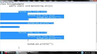 13 Sep 2017 - Demonstration of Nested For Loop