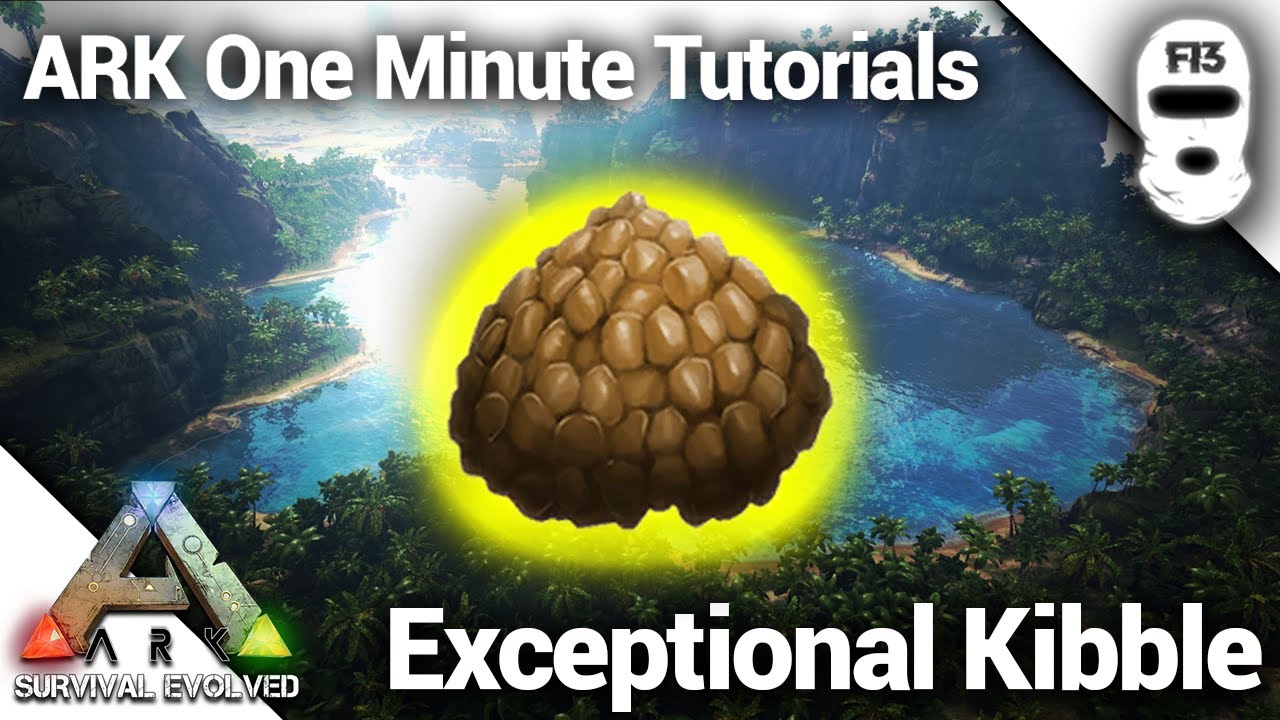 HOW TO MAKE EXCEPTIONAL KIBBLE Ark Survival Evolved One Minute Tutorials