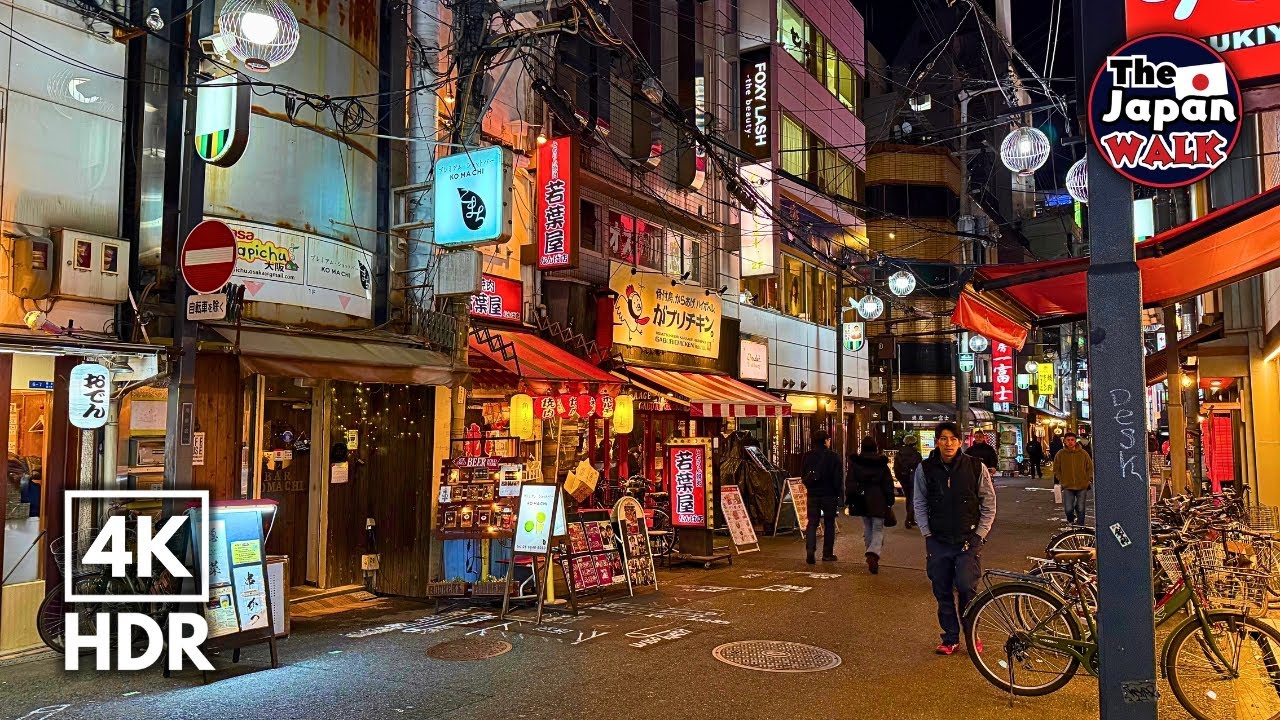Namba Sennichimae Hidden Backstreets Night Walk | Osaka, Japan | 4K HDR
