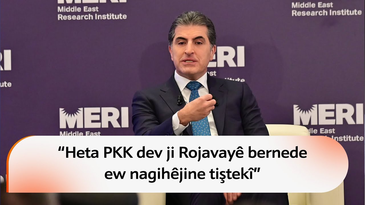 Serokê Herêma Kurdistanê Nêçîrvan Barzanî li Foruma MERIyê axivî