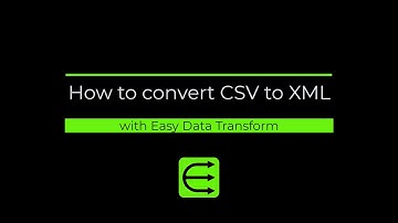 How to convert CSV to XML