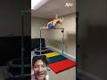 Legend says, she still hangin' there#funny #fail #gymnastics #AFV