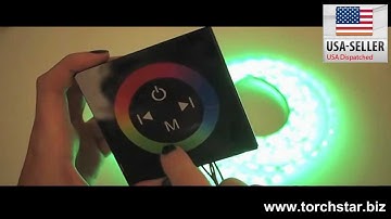 Touch Wheel Controller for Analog RGB LED Strips