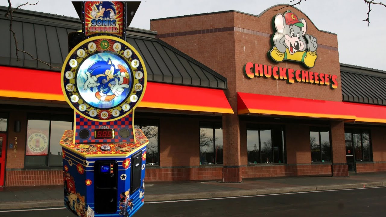 Звуковой спиннер в моем местном магазине Chuck E Cheese’s