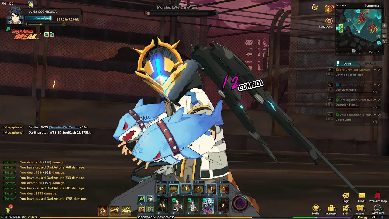 Soulworker 2020 D.6_Jin vs Haru PVP