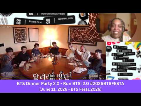 1st Reaction To: BTS Dinner Party 2.0 - Run BTS! 2.0 #2026BTSFESTA