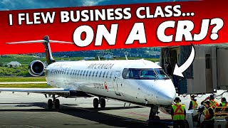 I Flew in Business Class... on a CRJ?