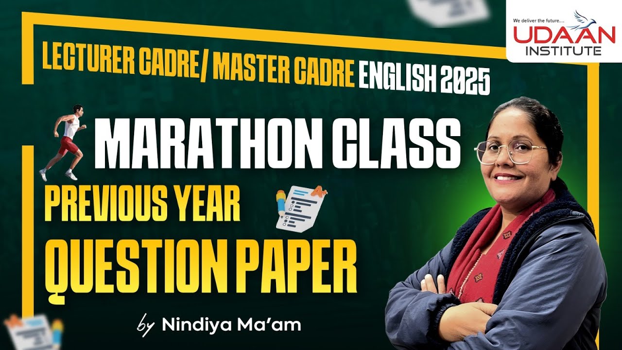 ENGLISH MARATHON CLASS | LECTURER / MASTER CADRE ENGLISH 2025 | BY NINDIYA MA'AM