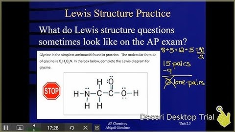 Unit 2.5 - Lewis Diagrams