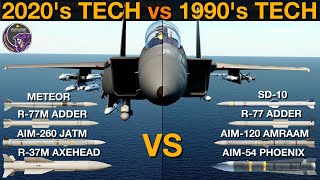 2020's Planes & Missiles (GR) vs 1990's Planes & Missiles (Core Game): BVR Battle | DCS screenshot 5