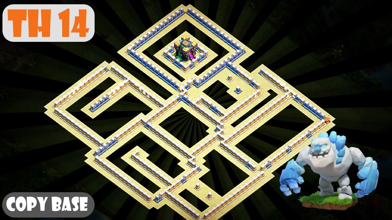 Insane Hybrid TH14 Base Layout for 2023 in Clash of Clans - Ultimate Defense Strategy