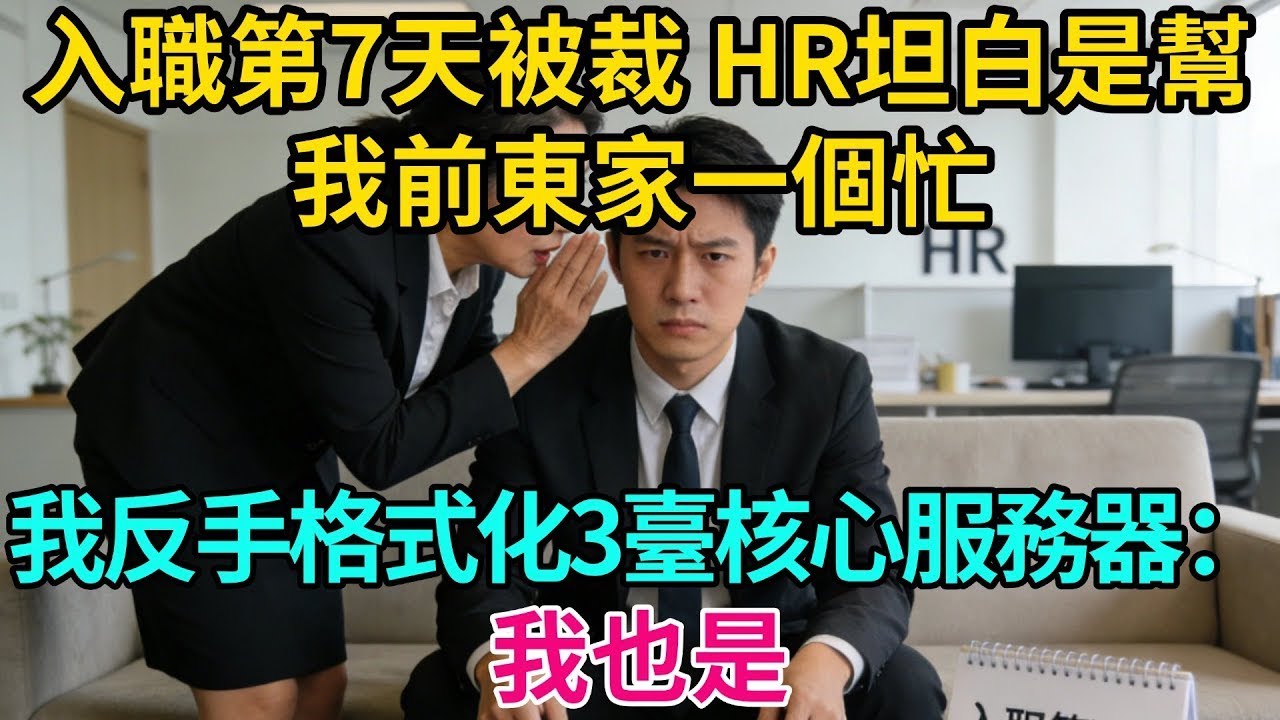 入職第7天被裁，HR坦白是幫我前東家一個忙，我反手格式化了3臺核心服務器：我也是【奇譚異聞錄】