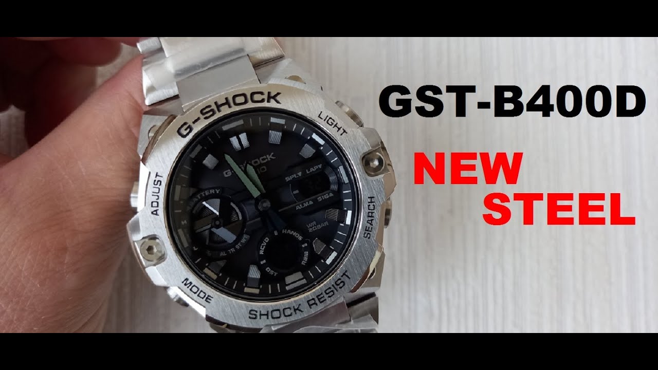 GST-B400D-1A NEW G-STEEL - YouTube