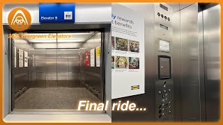 FINAL RIDE: MIP! 2007 ThyssenKrupp Hydraulic Elevators | IKEA | Portland, OR.