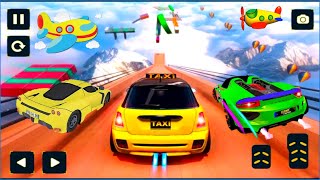 Taxi Car Stunts 3D: GT Racing Car Games Impossible Tracks - Mega Ramp Car Android Gameplay screenshot 4