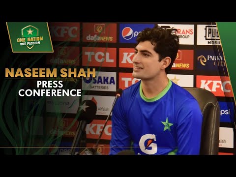 Live - Naseem Shah Press Conference | Pakistan vs England Tests | #PAKvENG | PCB | MA2L