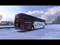 ANADOLU ULAŞIM YENİ MAN LİONS COACH İZMİR - UŞAK KARLI SEFER