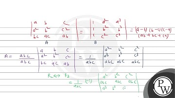 Using properties of determinants, prove the identities: \[ \left|\begin{array}{ccc} a & b & c \\...