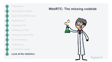 WebRTC: The Missing Codelab: Look at the statistics