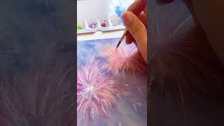 Painting fireworks for New Year’s Eve 🎇🎆 #shorts #watercolor #art #painting #newyearseve #newyear screenshot 5