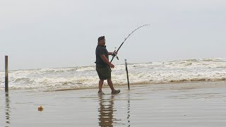 Surf Fishing In Galveston Fishing is HEATING UP