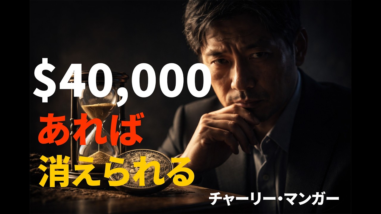 4万ドルあれば給料依存の罠から脱出できる （重要）