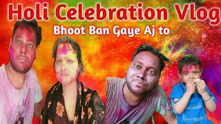 Holi Celebration Vlog Desi Holi Pakke Wale Rang Gulal