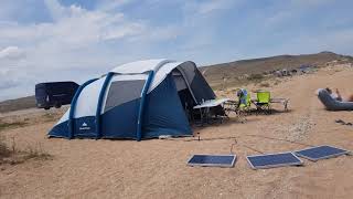 Отдых с палаткой на море в Крыму. Село Курортное июль 2020.