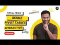 Master Pivot Table Slicers in Excel | Interactive Data Filtering Made Easy! Data Analyst Journey!!