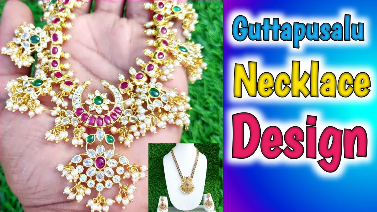 Guttapusalu Necklace Design 