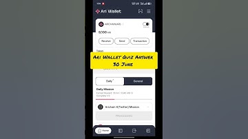 Ari Wallet Quiz Answer on 30 June | Today Ari Wallet Voucher Code #ariwallet #quiz