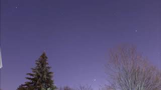 Michigan Winter Sky Timelapse [City]