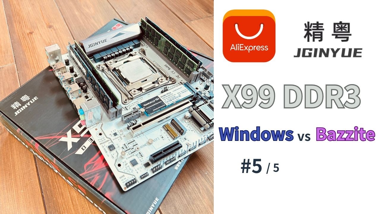 AliExpress]X99 DDR3 マザーボード [Windows とBazzite で比較] 5/5