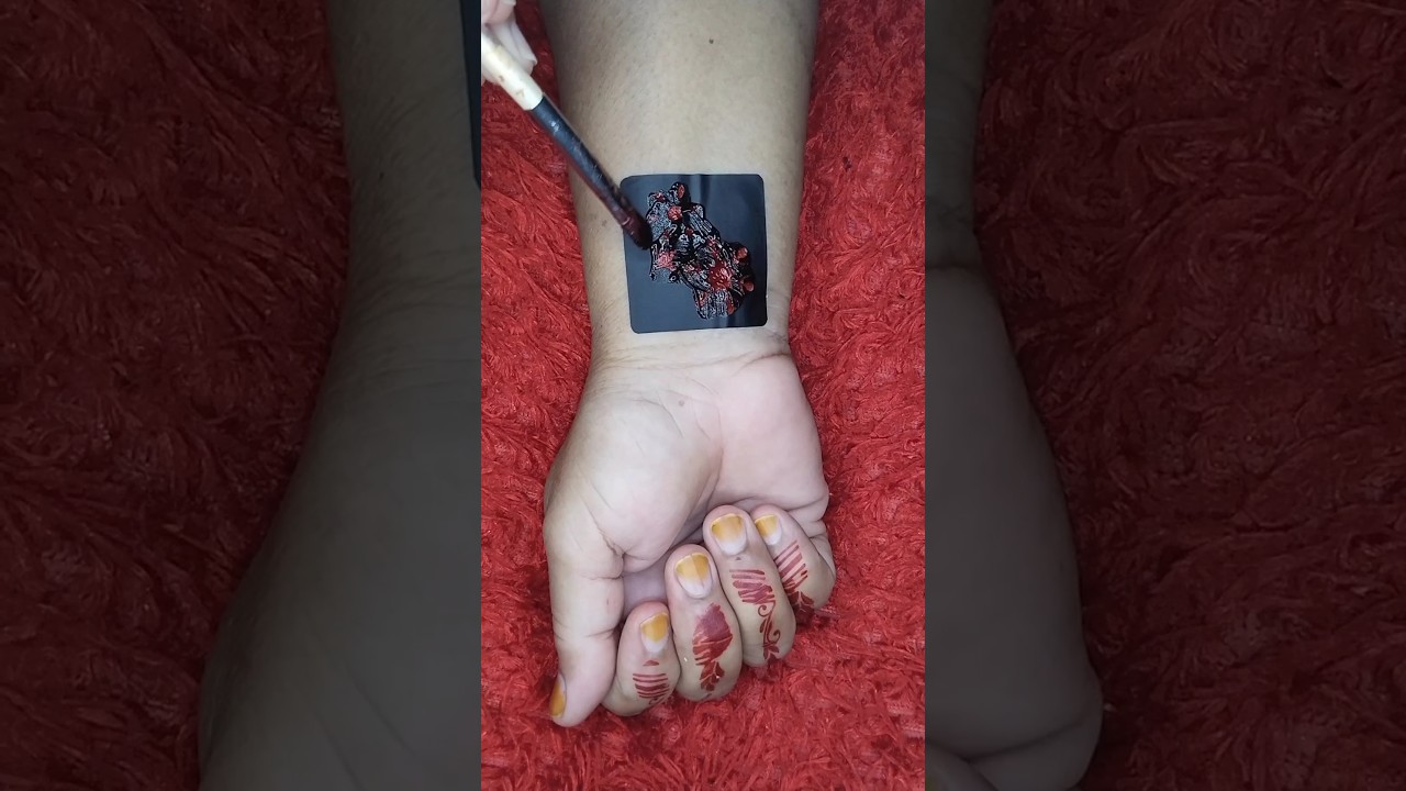 beautiful tattoo sticker design #shorts
