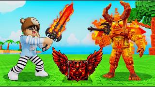 INSANE!! GOT BRAINROT AND 0.02% PET & FOUGHT BOSS DEVILION IN THE NEW MAP UPDATE - LUCKY BLOCK RUSH screenshot 4