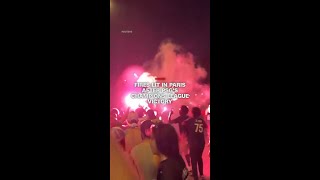 Fires lit in Paris after PSG's Champions League victory