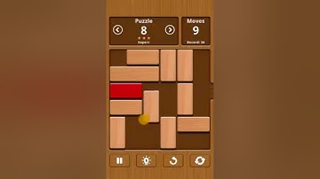 Unblock Me expert level 8 best solution