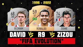 Zidane VS Ronaldo VS Beckham FIFA EVOLUTION! 😢💔 FIFA 96 - FIFA 22