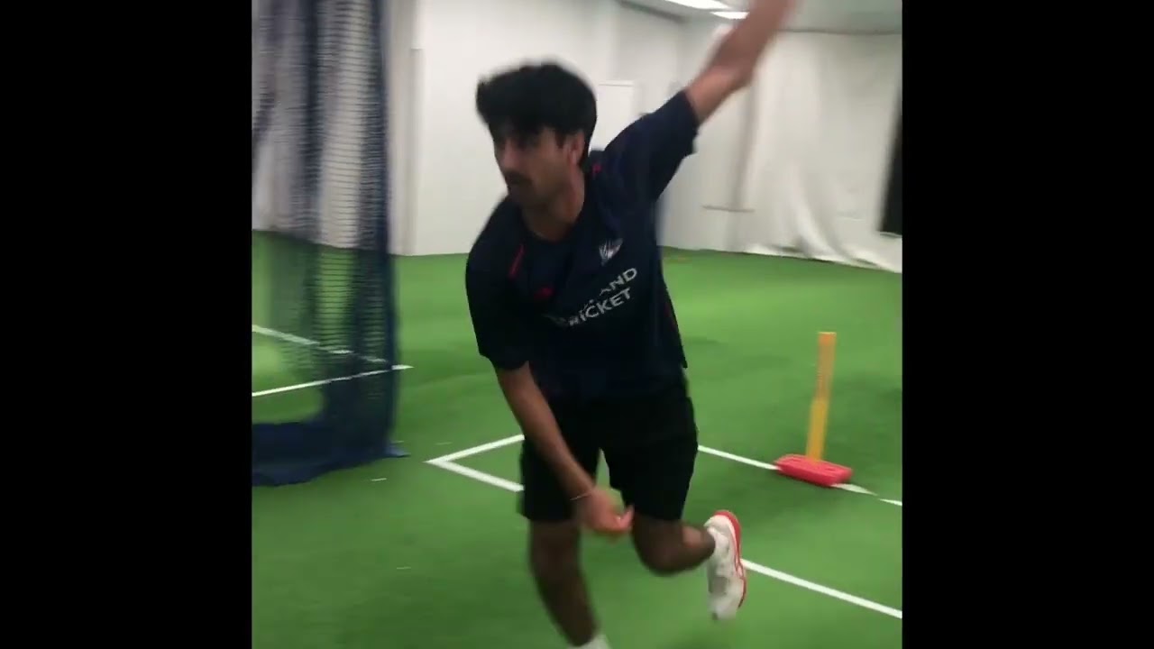 Samrath Singh is rolling his arms at NZ pace Academy!!
