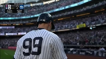 Aaron Judge Hits A Solo Home Run!!! Vs Guardians ALDS Game 5 | 10/18/22
