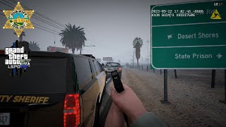 [NO COMMENTARY] GTA V LSPDFR | VCSO DEPUTY GET SHOT DURING A TRAFFIC STOP, SHOTS FIRED