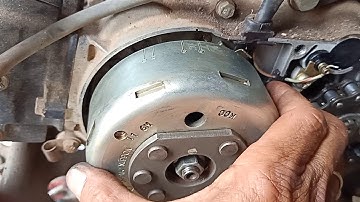 Splendor bike timing chain and magnet setting