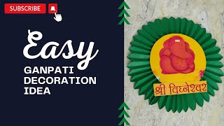 Ganpati decoration | Ashtavinayak Ganpati | Diy Ganpati decoration