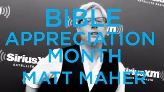 Matt Maher: Bible Appreciation Month on The Message // SiriusXM
