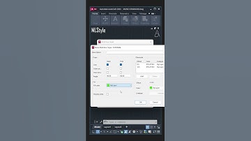 MLine (Create Walls) - AutoCAD Tutorial #architecture #autocad