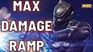 Black Panther Civil War's MAX DAMAGE Potential | HOW MUCH DAMAGE CAN HE DEAL?